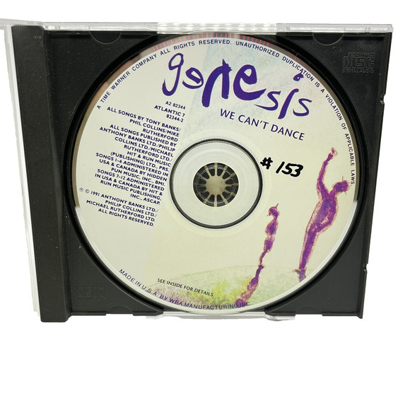 We Can't Dance by Genesis (CD, 1991, Atlantic) - Picture 3 of 4